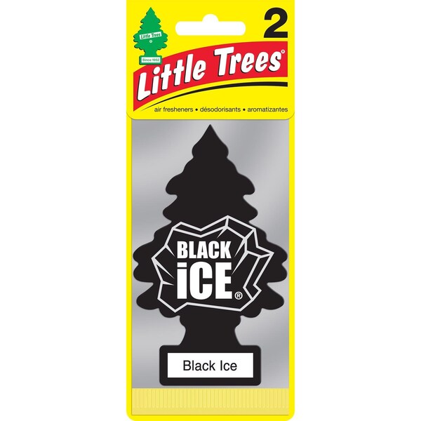 Little-Trees Little Trees Black Ice Scent Air Freshener Solid 2 pk U2S-22055 - main
